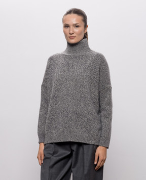 Max Mara Weekend BORGIA gray wool sweater WKDBORGIA