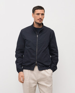 Peserico Blue jacket with logo R5227000029