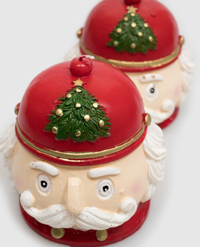 EDG Set of Christmas candles in the shape of a Nutcracker soldier 6100221A140n