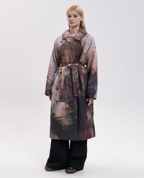 Masnada Reversible printed down jacket 8100
