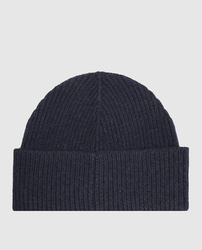 Cashmere&Whiskey Blue cashmere hat AU1891305341MI