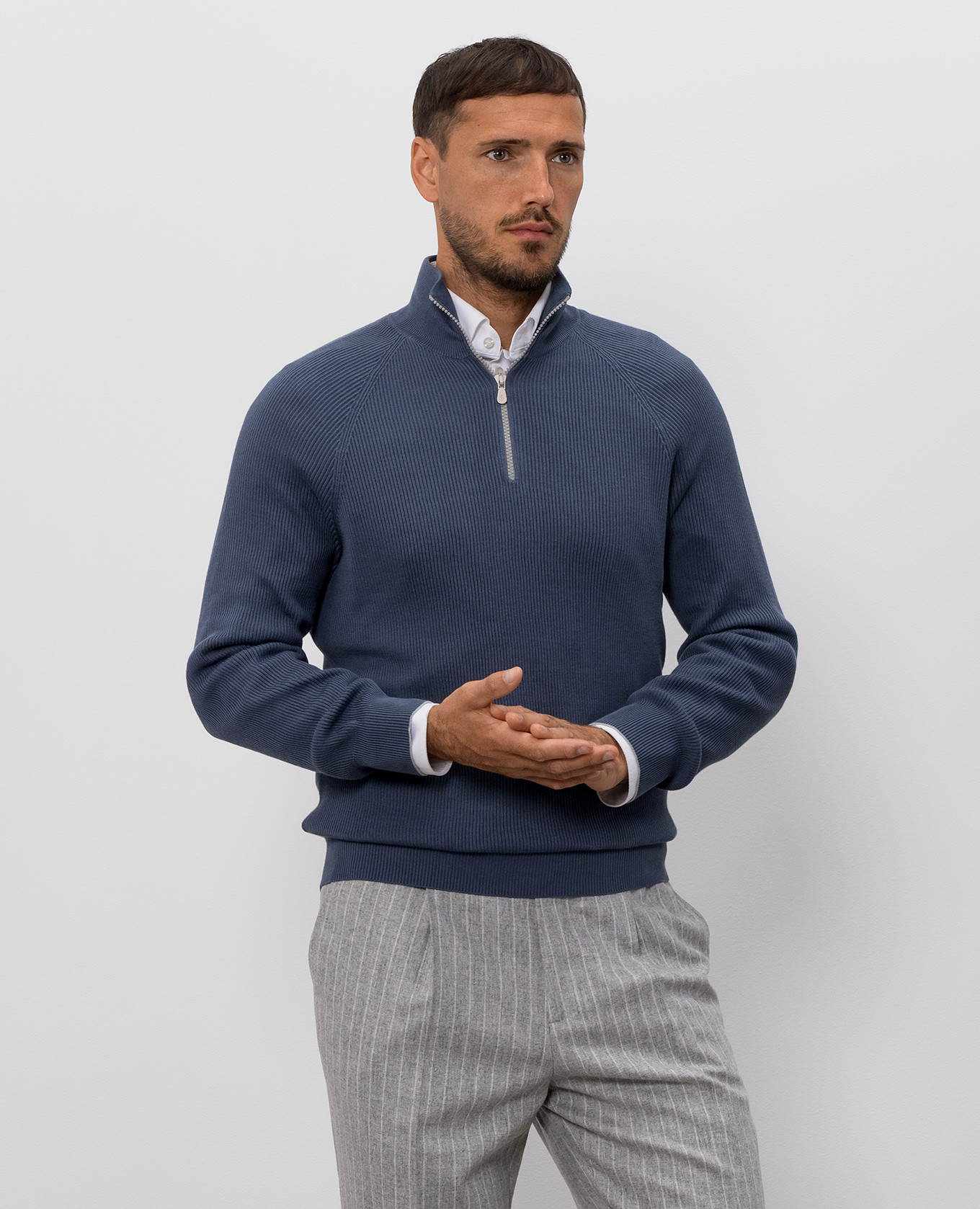 Blue jumper Brunello Cucinelli 3