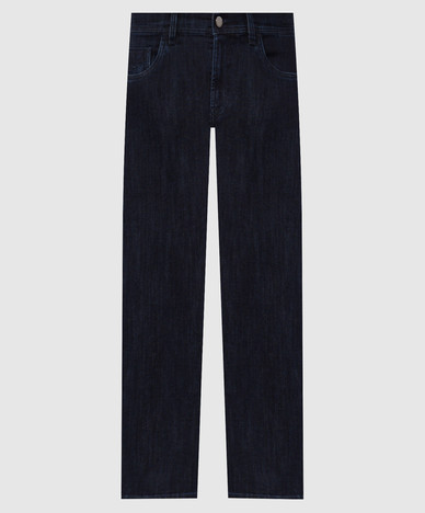 Blue jeans with wool