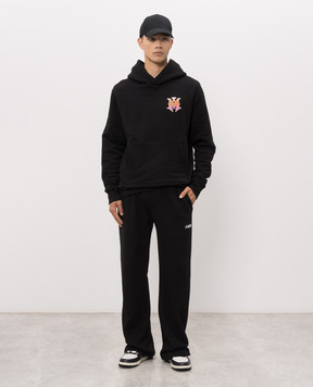 AMIRI Black sweatpants with logo print AM326PA005