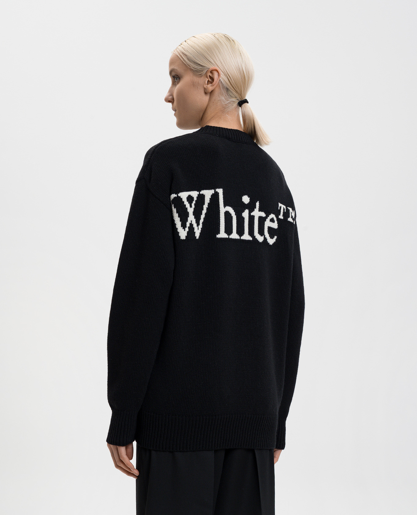 

Black wool sweater with OFF logo Off-White