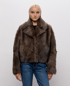 Babe Pay Pls Brown sheepskin coat 2327TOSCANA