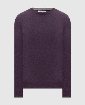 Brunello Cucinelli Purple cashmere jumper M2200100