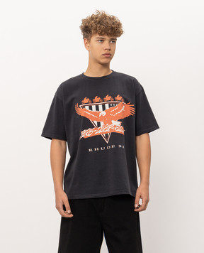 Rhude Stage Racing black t-shirt RHFW26TT08012