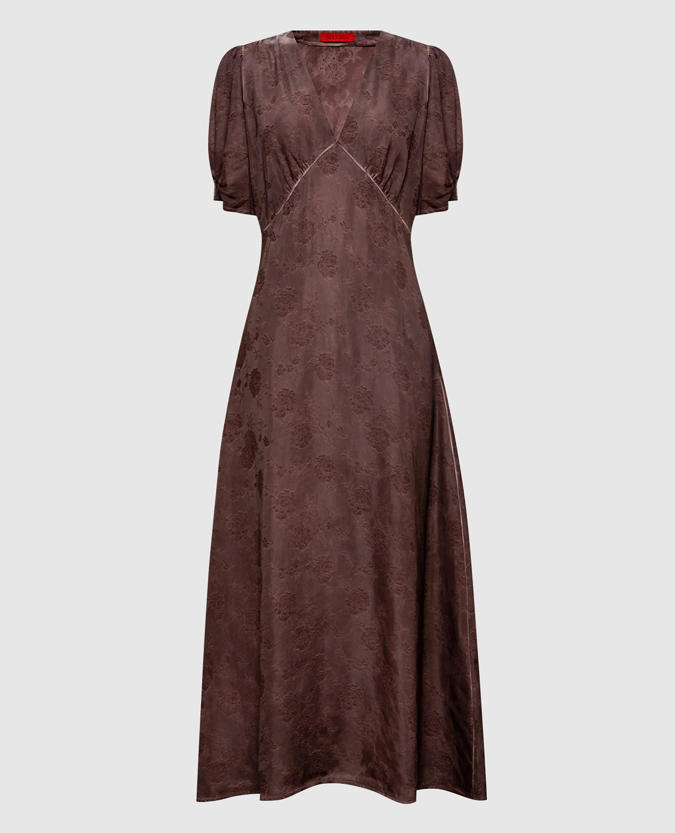 Brown patterned dress Max & Co