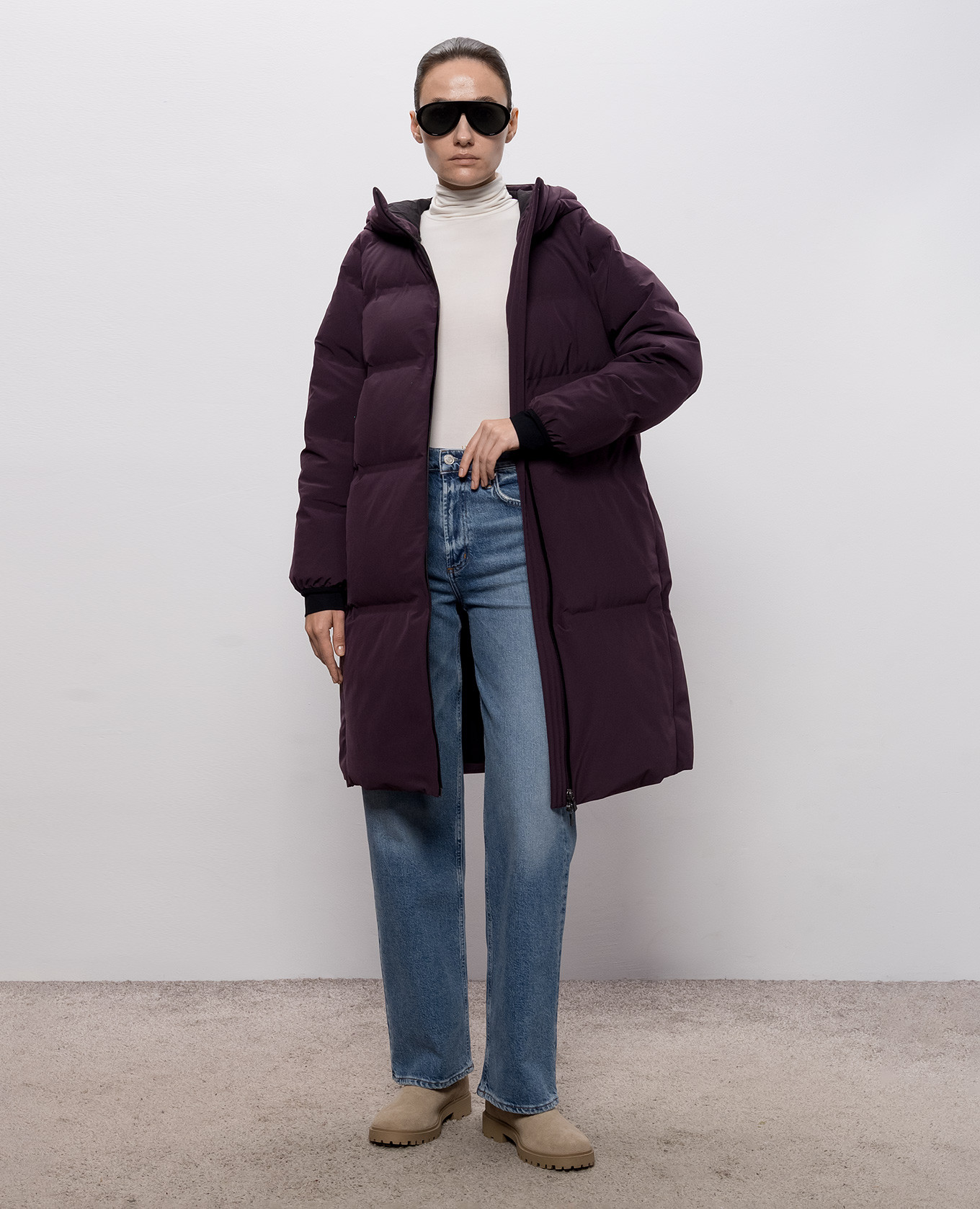 Purple down jacket Herno 2
