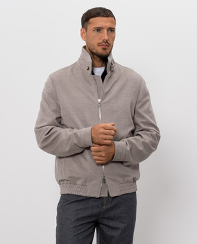 Brunello Cucinelli Gray wool jacket MV4676379