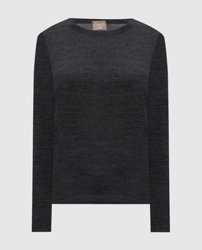 Marco Pescarolo Grey Astra wool jumper ASTRAD54M01