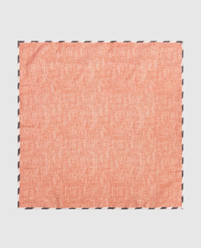 Brunello Cucinelli Double-sided pachet scarf with edging MX8650091