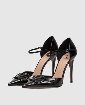 Valentino D'Orsay black patent leather shoes 8W2S0NN6TMK