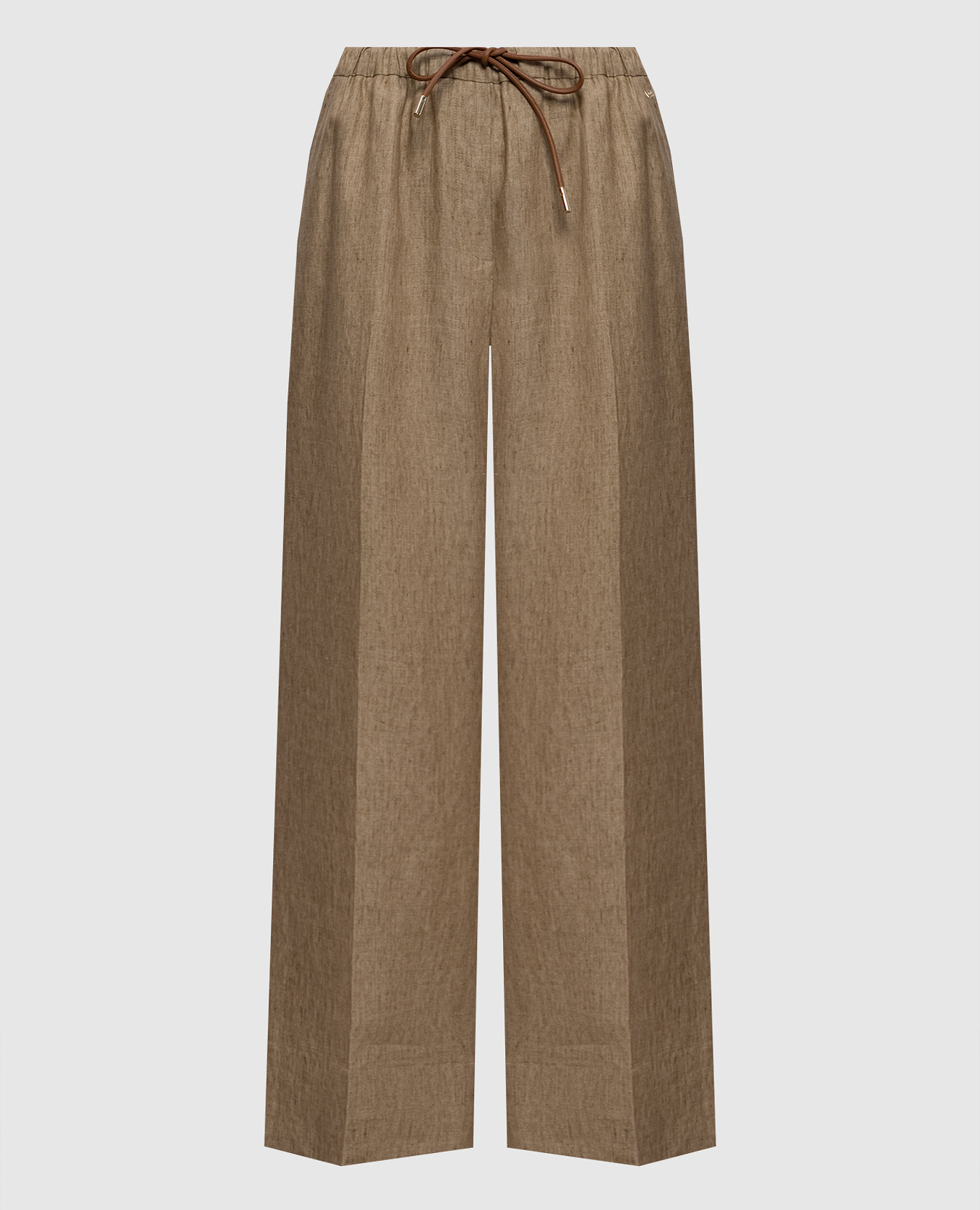 

Brown linen pants Herno