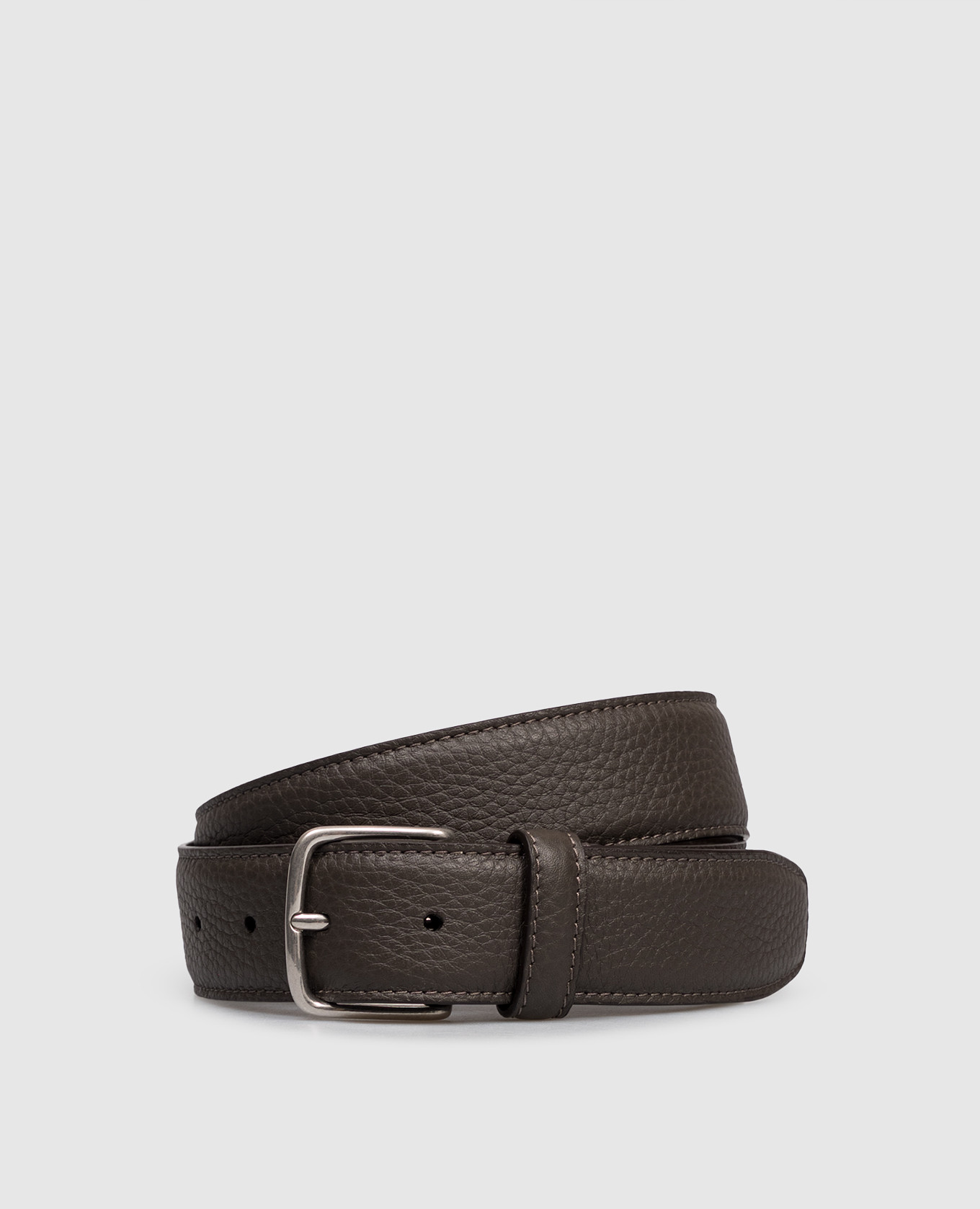 

Brown leather belt The Row
