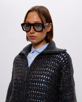Brunello Cucinelli Alke brown sunglasses MOCSTEMS27