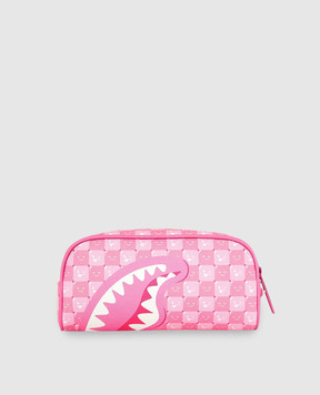 Sprayground Children's pink cosmetic bag SHINOBI SHARKS IN PARIS 910B9323NSZ