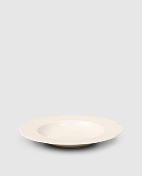 Geminiano Cozzi 1765 Burano white porcelain soup plate SKBBU01241000