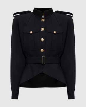 Balmain Black wool jacket JA0000000050