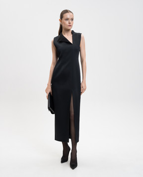 Khaite Black sheath dress Lowen 55304070