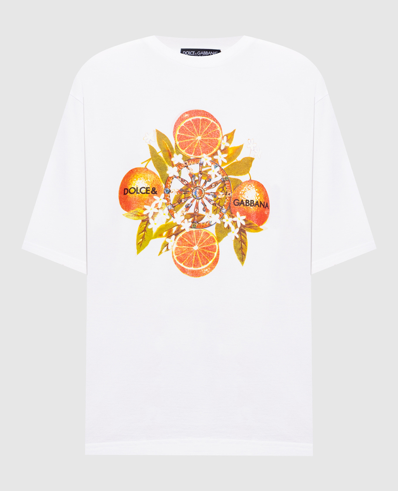 White T-shirt with print Dolce&Gabbana