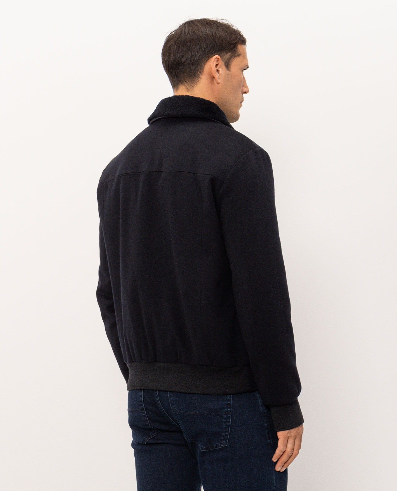 Blue wool jacket Cashmere&Whiskey 4