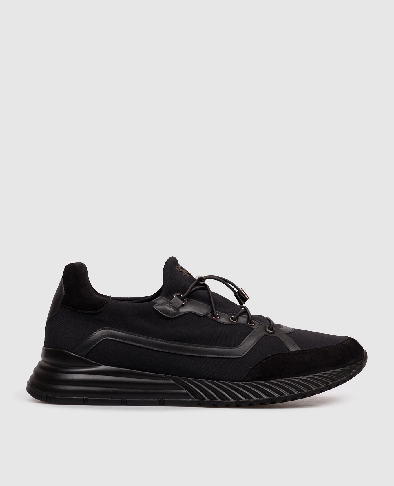 Black combination sneakers
