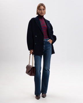 Twinset Blue jeans with logo patch 262AP2031