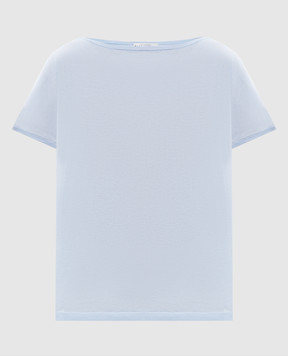 Ballantyne Blue T-shirt with cutouts B1W30216C00