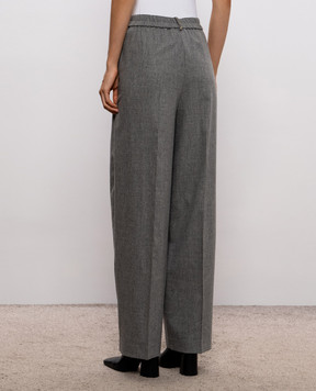 Fabiana Filippi Gray wool pants PAD226F336M378