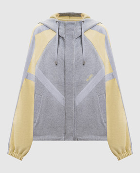 The Attico Grey melange sports jacket 260WCB00110JJF007AA