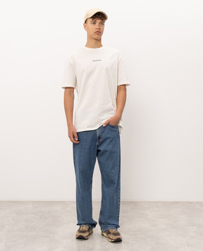 Premiata Ivory T-shirt with contrast logo PA1027