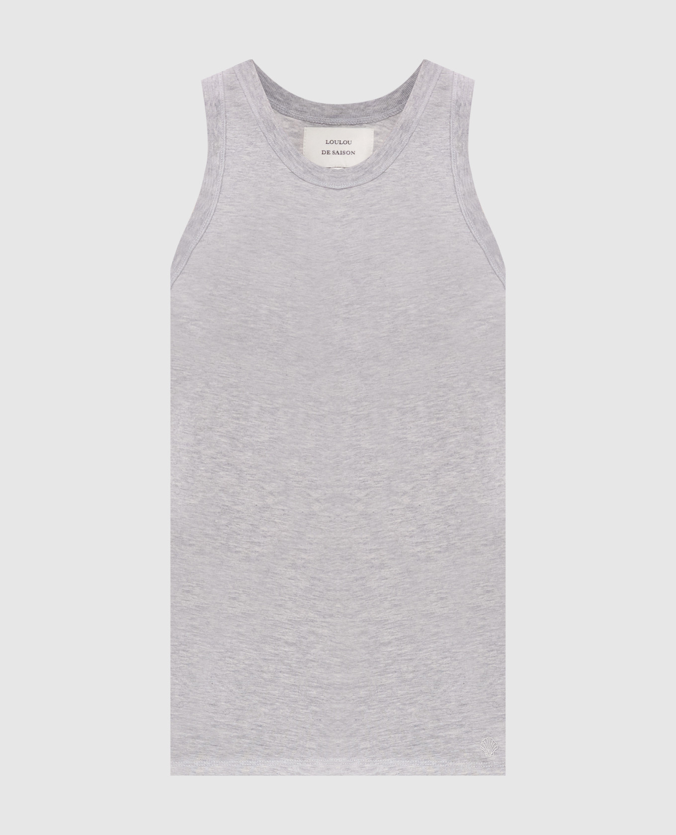 

Gray melange T-shirt POSO Loulou de Saison, Grey