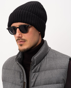 MooRER Black DAVIS cashmere hat DAVISCWS