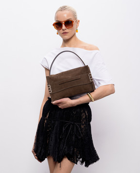 JW Anderson Brown Suede Loafer Dress HB0716LA0364