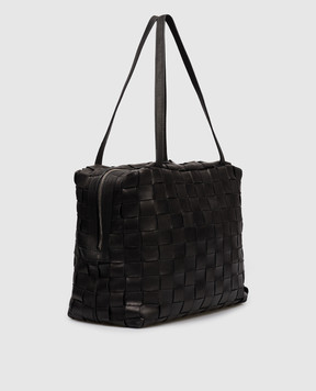 The Row Henri black woven tote bag W1899L637