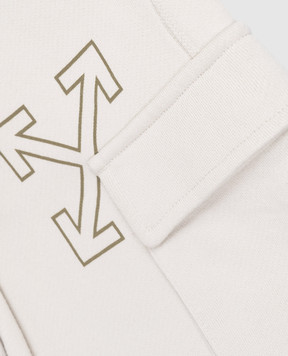 Off-White Children's beige cargo joggers 44BCH005S26F001