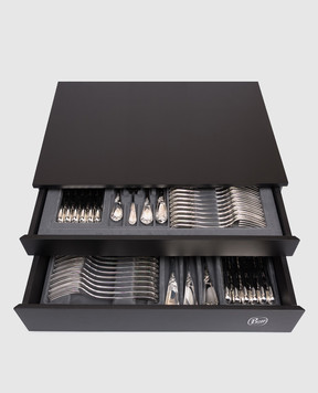 Broggi 1818 Visconti cutlery set in a wooden case 0310000L60