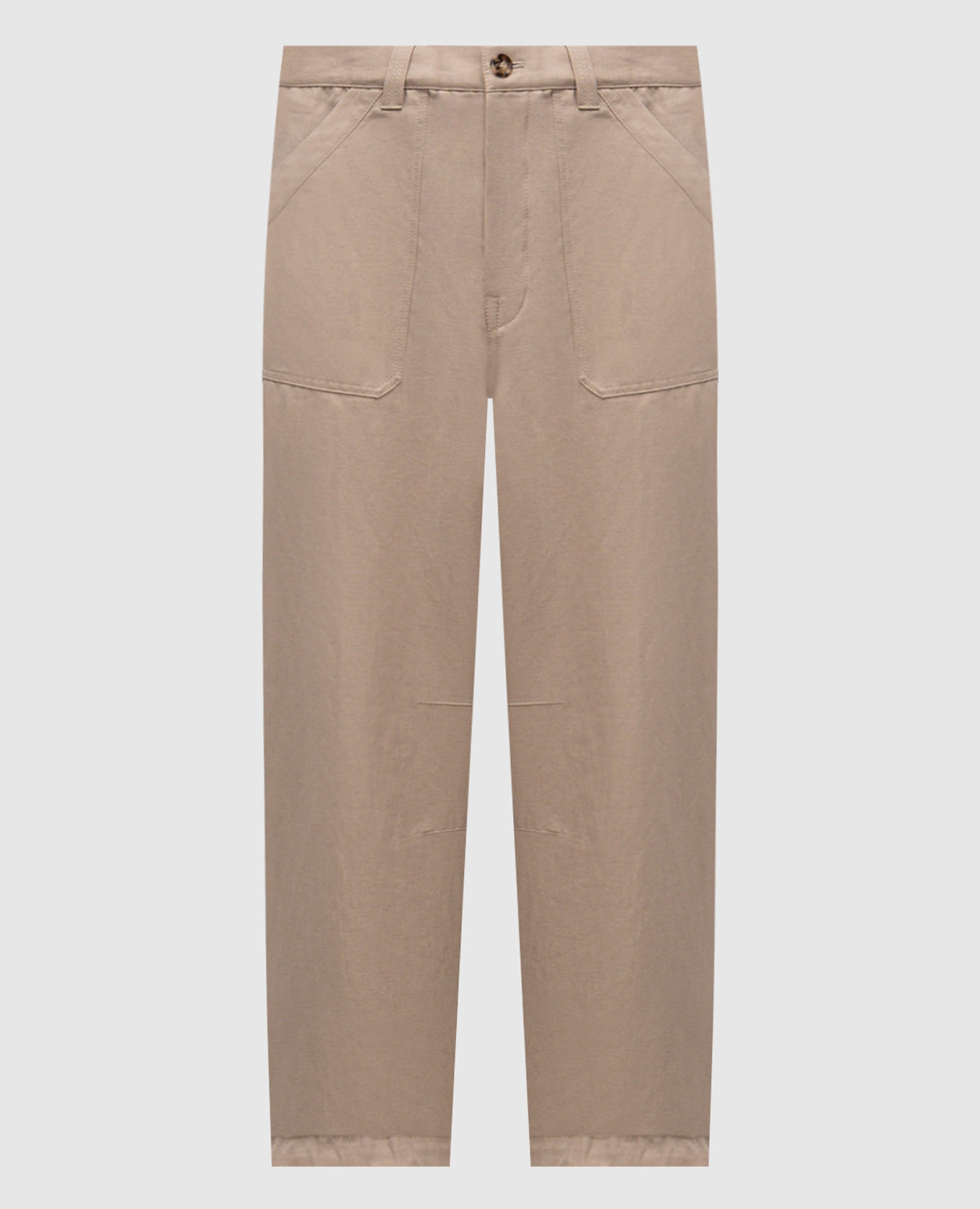 

Beige linen pants Brunello Cucinelli