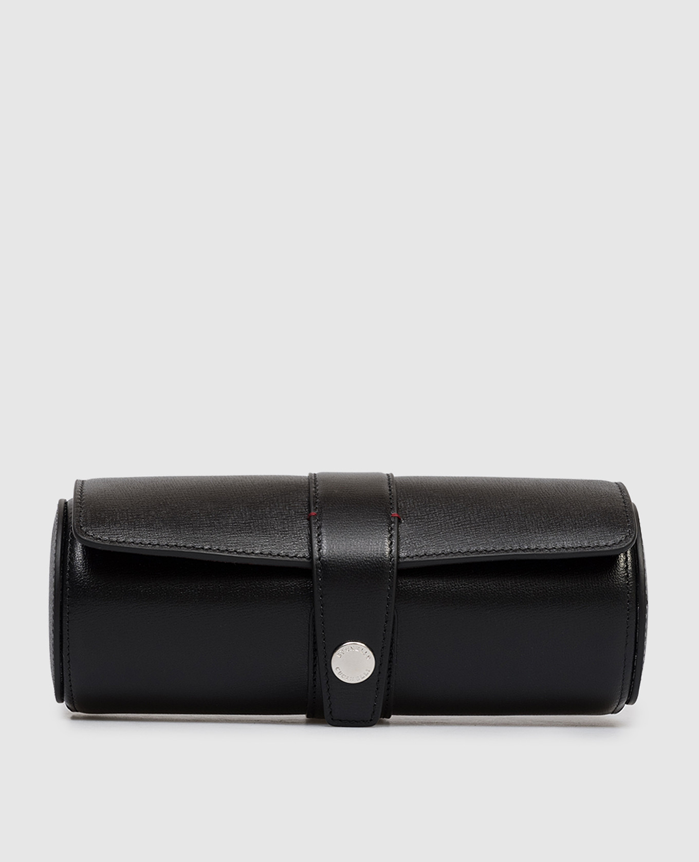 

Black leather watch case Brunello Cucinelli