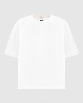 Versace White T-shirt with embroidery 10236941A17888