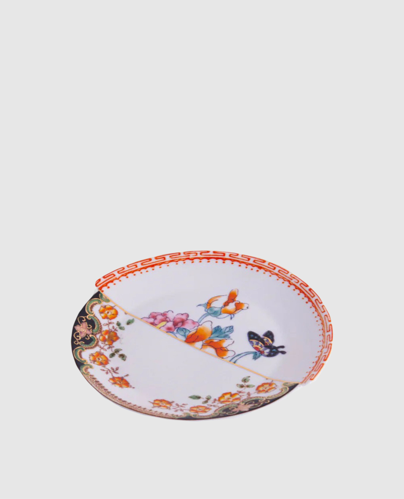 White porcelain bread plate Zemrude