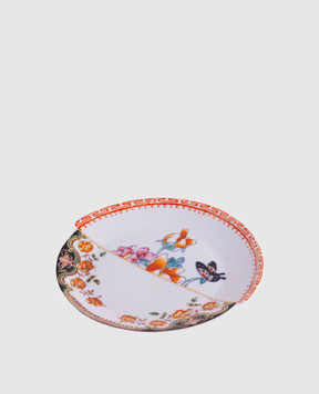 SELETTI White porcelain bread plate Zemrude 09705