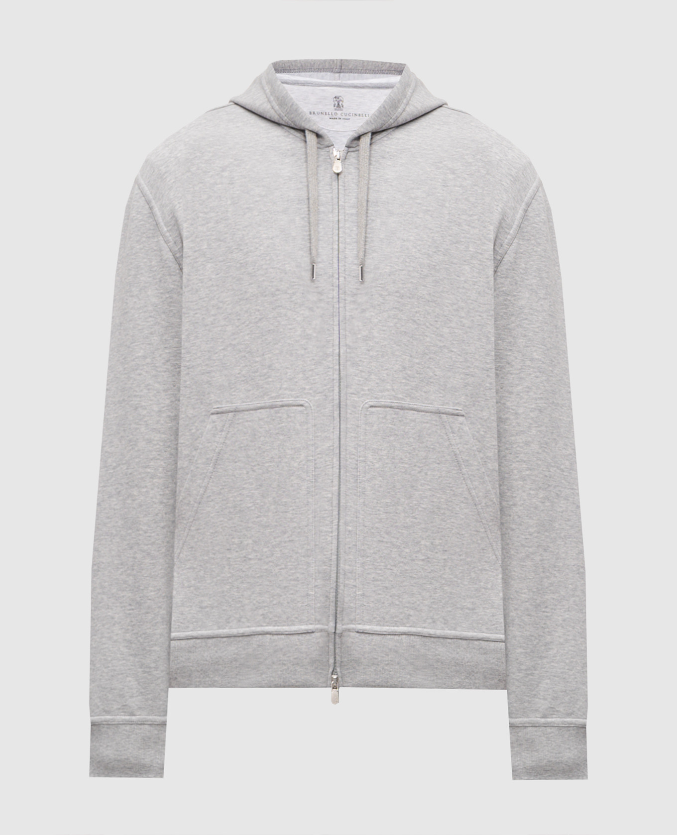 Melange grey sports jacket