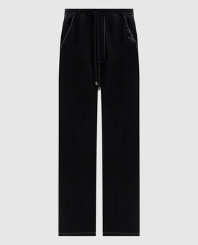 AMIRI Black linen pants AMBMPA1084