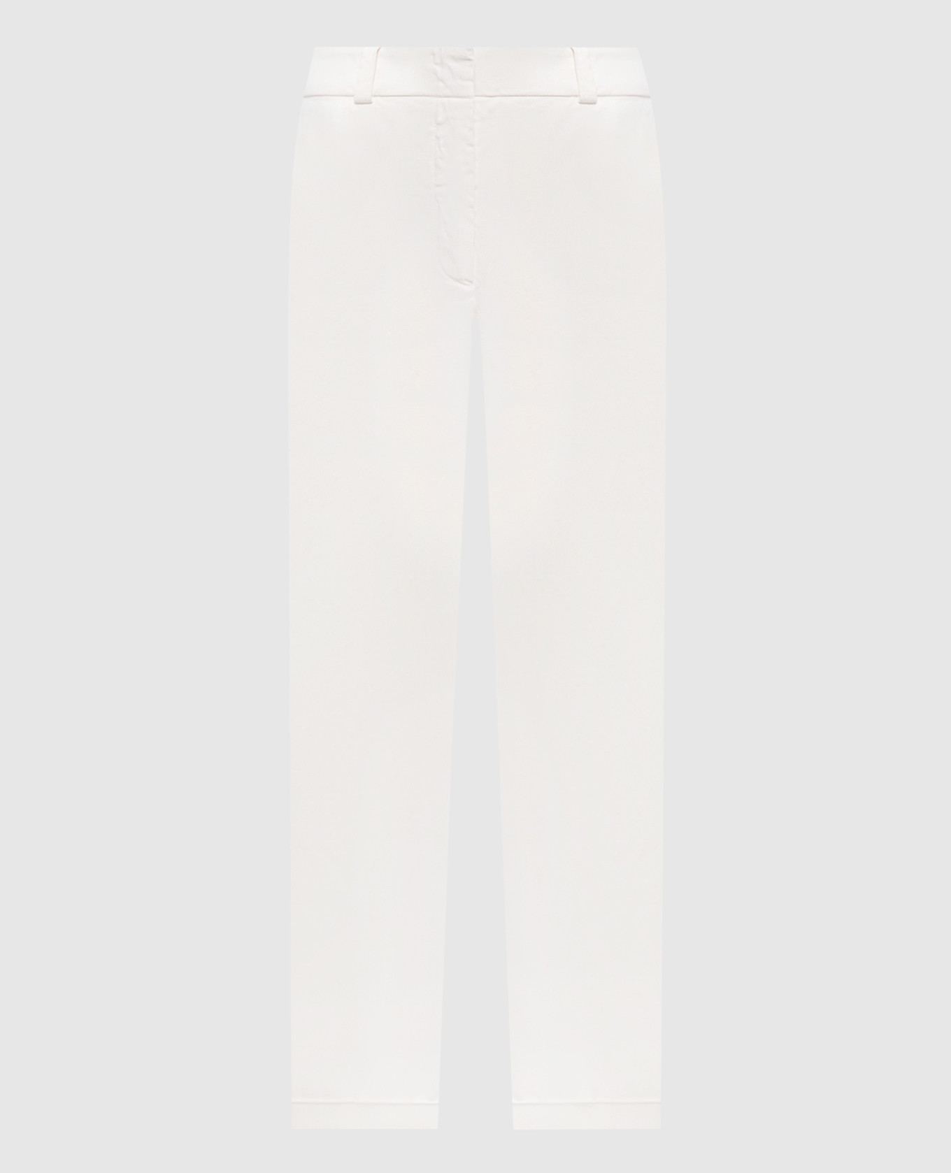 Ivory trousers with lapels