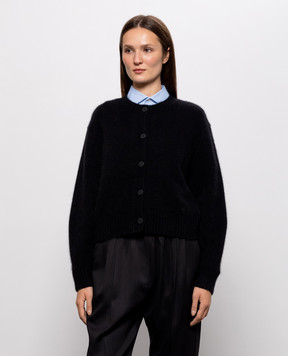 Loulou de Saison REMUS black wool cardigan REMUS