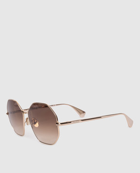 Max Mara QUINOA gold sunglasses MXOQUINOA