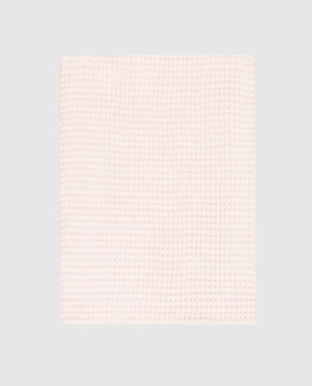 L'appartement Pink waffle towel MODALWAFFLEBATHSHEET